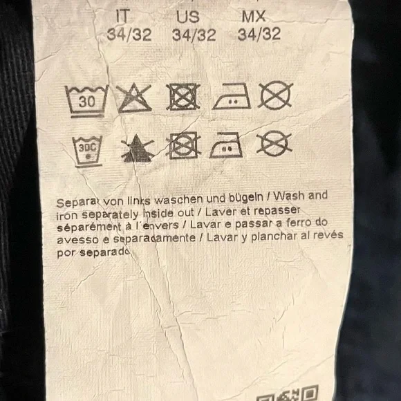 Hugo Boss Delaware 3-1 Blue Jeans   Men’s Size 34/32 - Picture 7 of 10